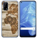 Funda Gel Tpu para Realme 7 5G diseño Madera 07 Dibujos