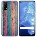 Funda Gel Tpu para Realme 7 5G diseño Madera 10 Dibujos