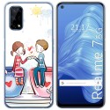 Funda Gel Tpu para Realme 7 5G diseño Café Dibujos