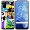 Funda Gel Tpu para Realme 7 5G diseño Comic Dibujos