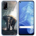 Funda Gel Tpu para Realme 7 5G diseño Elefante Dibujos