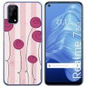 Funda Gel Tpu para Realme 7 5G diseño Flores Vintage Dibujos