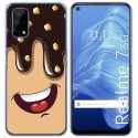 Funda Gel Tpu para Realme 7 5G diseño Helado Chocolate Dibujos