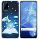 Funda Gel Tpu para Realme 7 5G diseño Libro Cuentos Dibujos