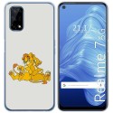 Funda Gel Tpu para Realme 7 5G diseño Leones Dibujos