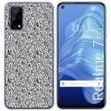 Funda Gel Tpu para Realme 7 5G diseño Letras Dibujos