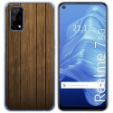Funda Gel Tpu para Realme 7 5G diseño Madera Dibujos