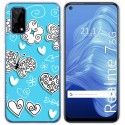 Funda Gel Tpu para Realme 7 5G diseño Mariposas Dibujos