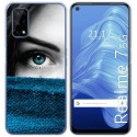 Funda Gel Tpu para Realme 7 5G diseño Ojo Dibujos