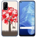 Funda Gel Tpu para Realme 7 5G diseño Pajaritos Dibujos