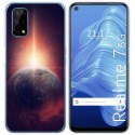Funda Gel Tpu para Realme 7 5G diseño Tierra Dibujos