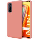 Funda Silicona Líquida Ultra Suave para Realme 7 color Rosa