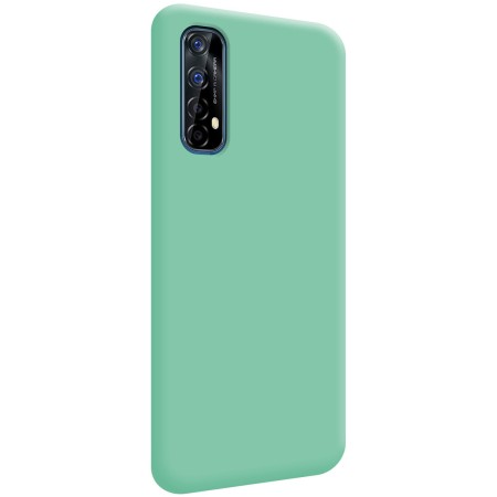 Funda Silicona Líquida Ultra Suave para Realme 7 color Verde