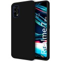 Funda Silicona Líquida Ultra Suave para Realme 7 Pro color Negra