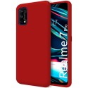 Funda Silicona Líquida Ultra Suave para Realme 7 Pro color Roja