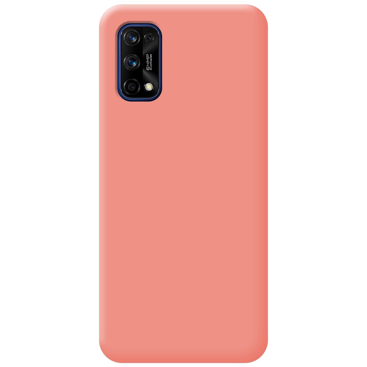 Funda Silicona Líquida Ultra Suave para Realme 7 Pro color Rosa