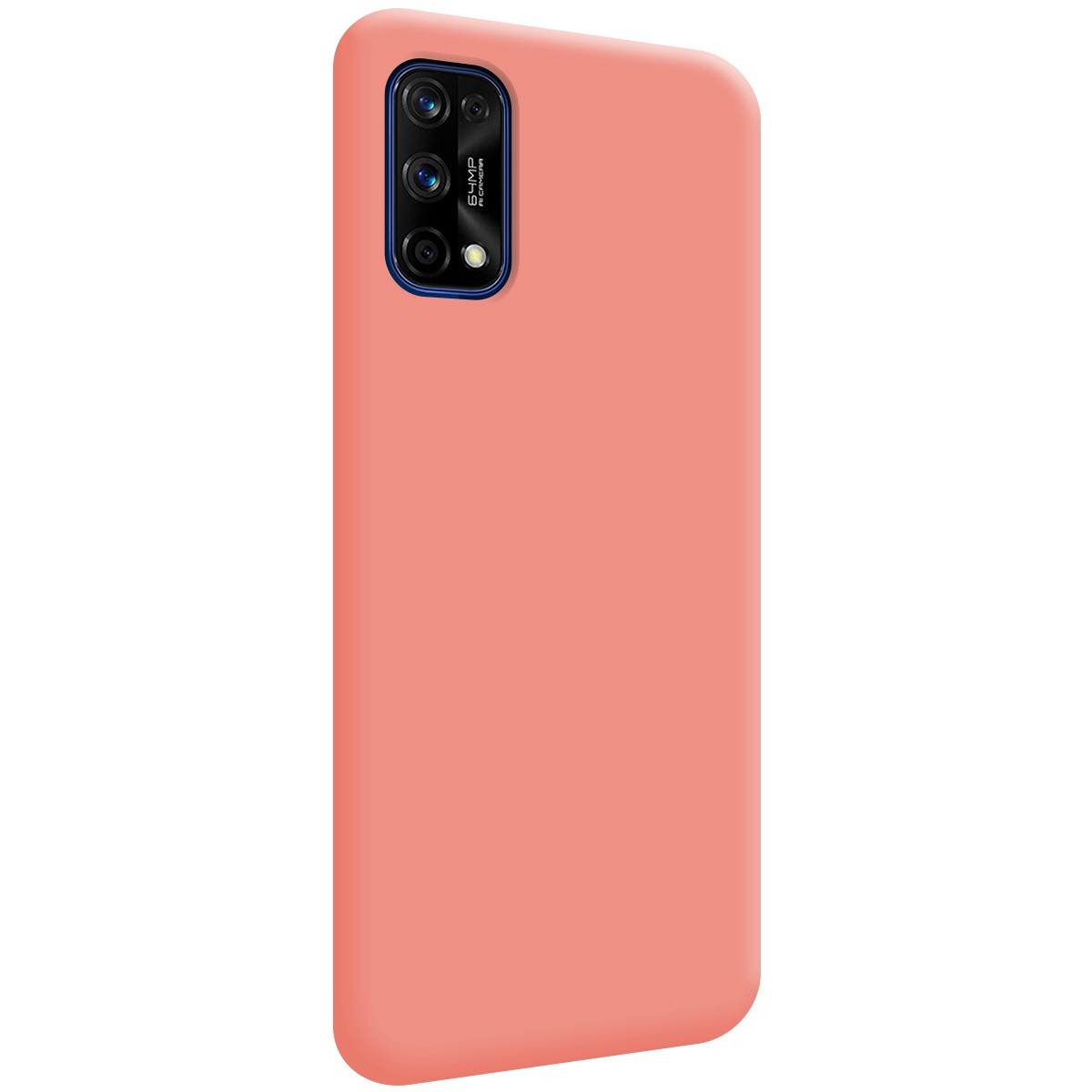 Funda Silicona Líquida Ultra Suave para Realme 7 Pro color Rosa