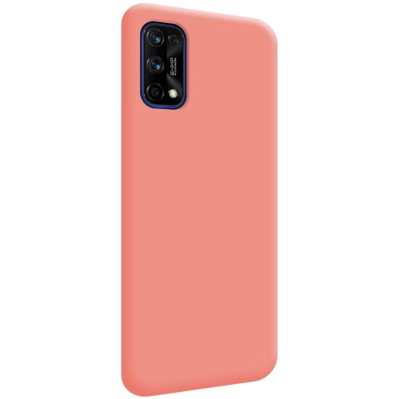 Funda Silicona Líquida Ultra Suave para Realme 7 Pro color Rosa