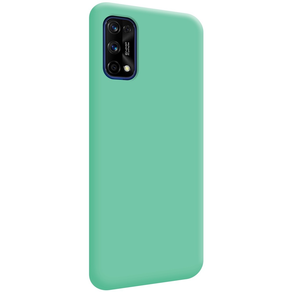 Funda Silicona Líquida Ultra Suave para Realme 7 Pro color Verde