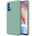 Funda Silicona Líquida Ultra Suave para Oppo Reno 4 5G color Verde