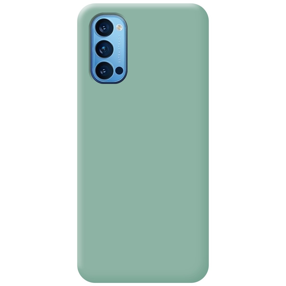 Funda Silicona Líquida Ultra Suave para Oppo Reno 4 5G color Verde