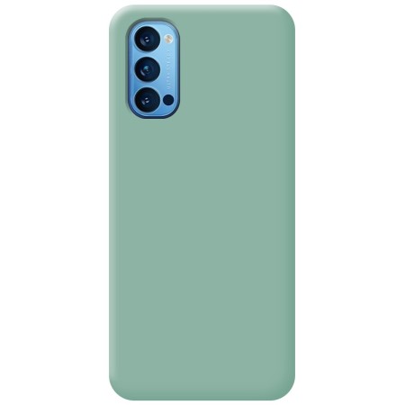 Funda Silicona Líquida Ultra Suave para Oppo Reno 4 5G color Verde