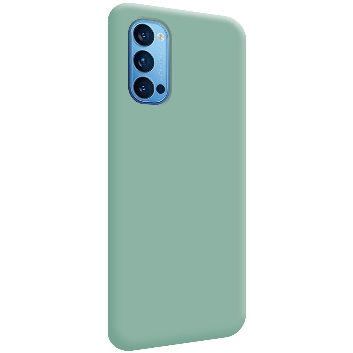Funda Silicona Líquida Ultra Suave para Oppo Reno 4 5G color Verde