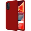 Funda Silicona Líquida Ultra Suave para Oppo Reno 4 Pro 5G color Roja