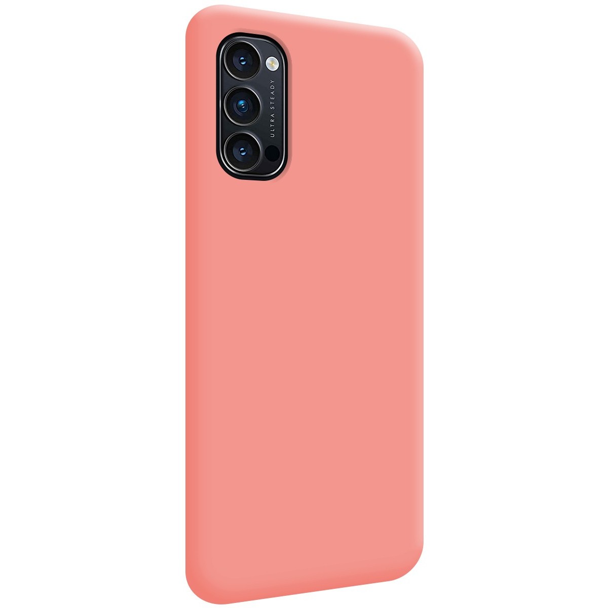 Funda Silicona Líquida Ultra Suave para Oppo Reno 4 Pro 5G color Rosa