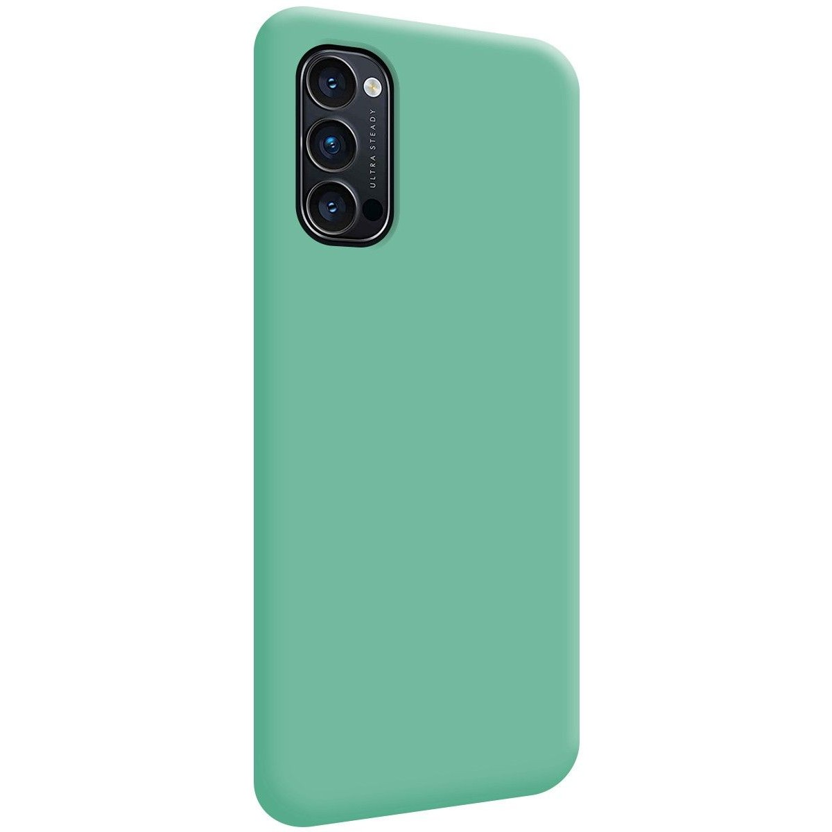 Funda Silicona Líquida Ultra Suave para Oppo Reno 4 Pro 5G color Verde