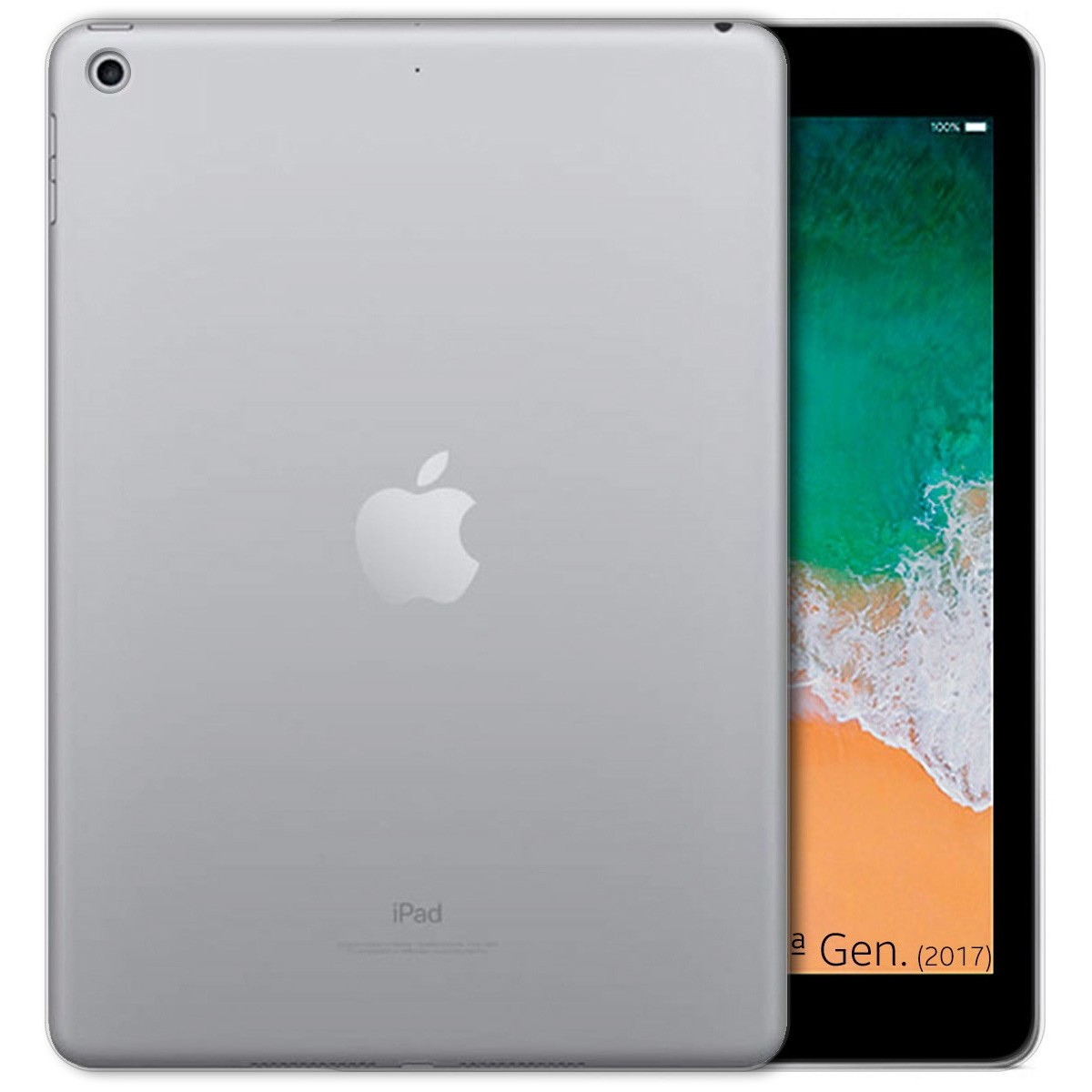 Funda Silicona Gel TPU Transparente para iPad 9.7 (2018/2017) / iPad Air / iPad Air 2