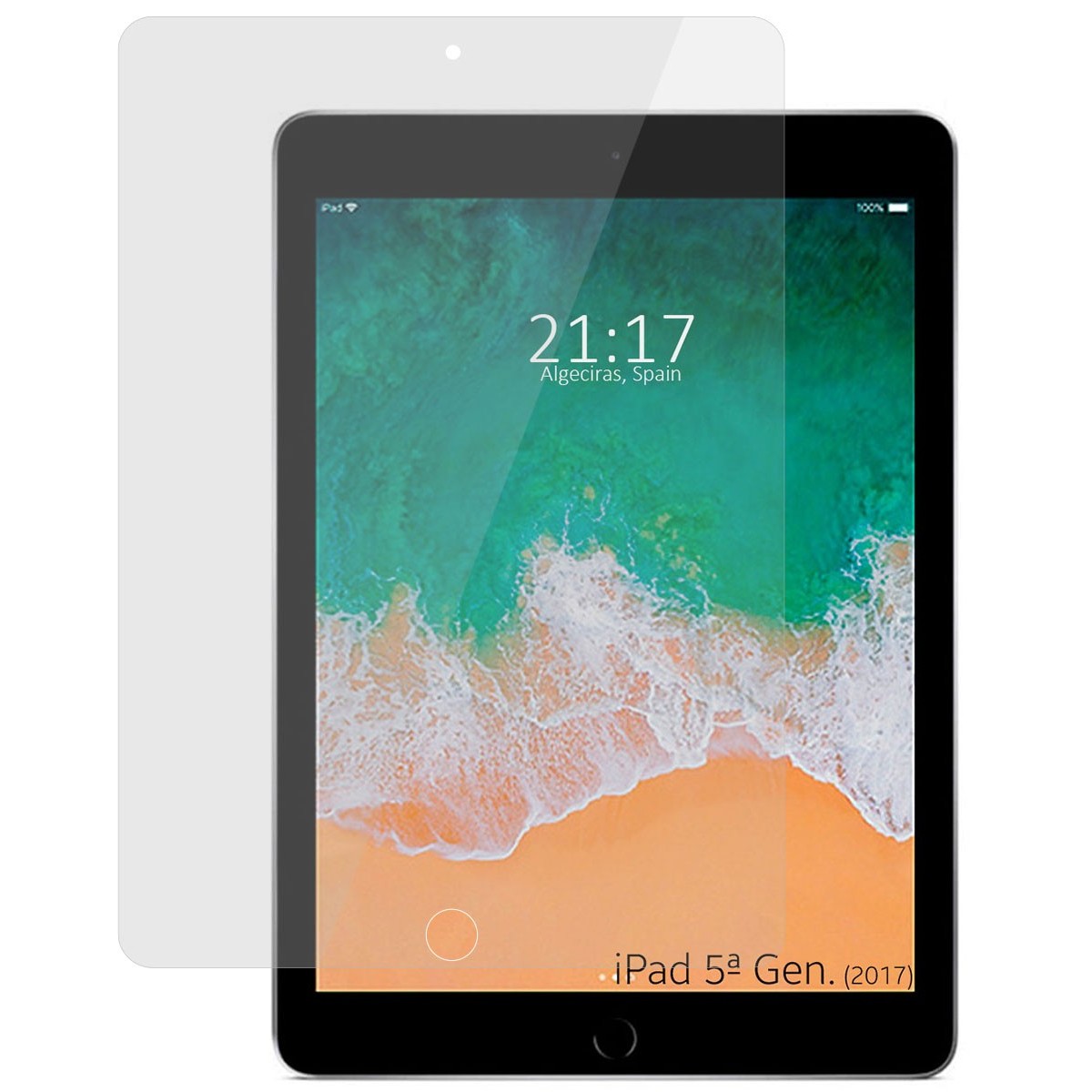 Protector Cristal Templado para iPad 9.7 (2018/2017) / iPad Air / iPad Air 2 Vidrio