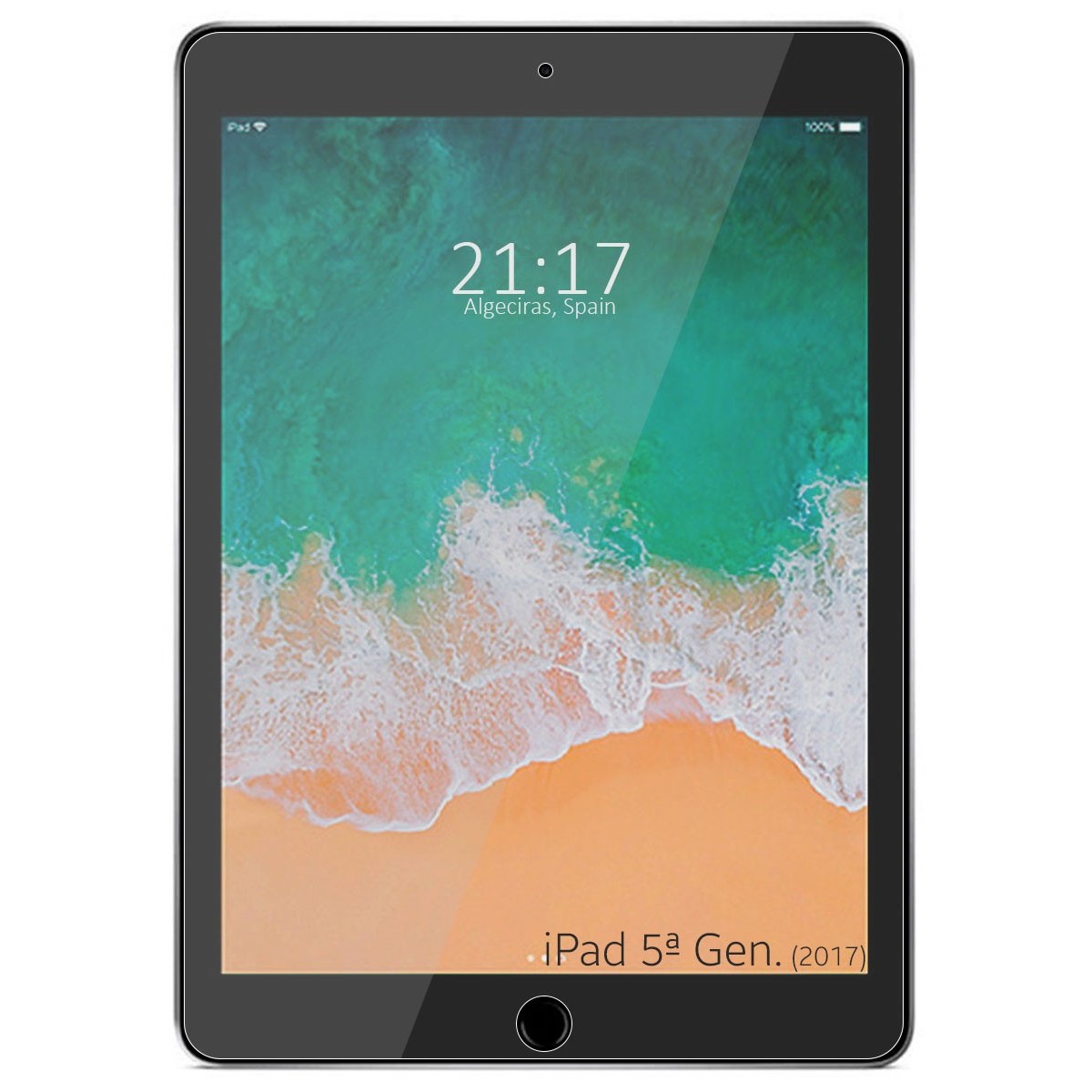 Protector Cristal Templado para iPad 9.7 (2018/2017) / iPad Air / iPad Air 2 Vidrio