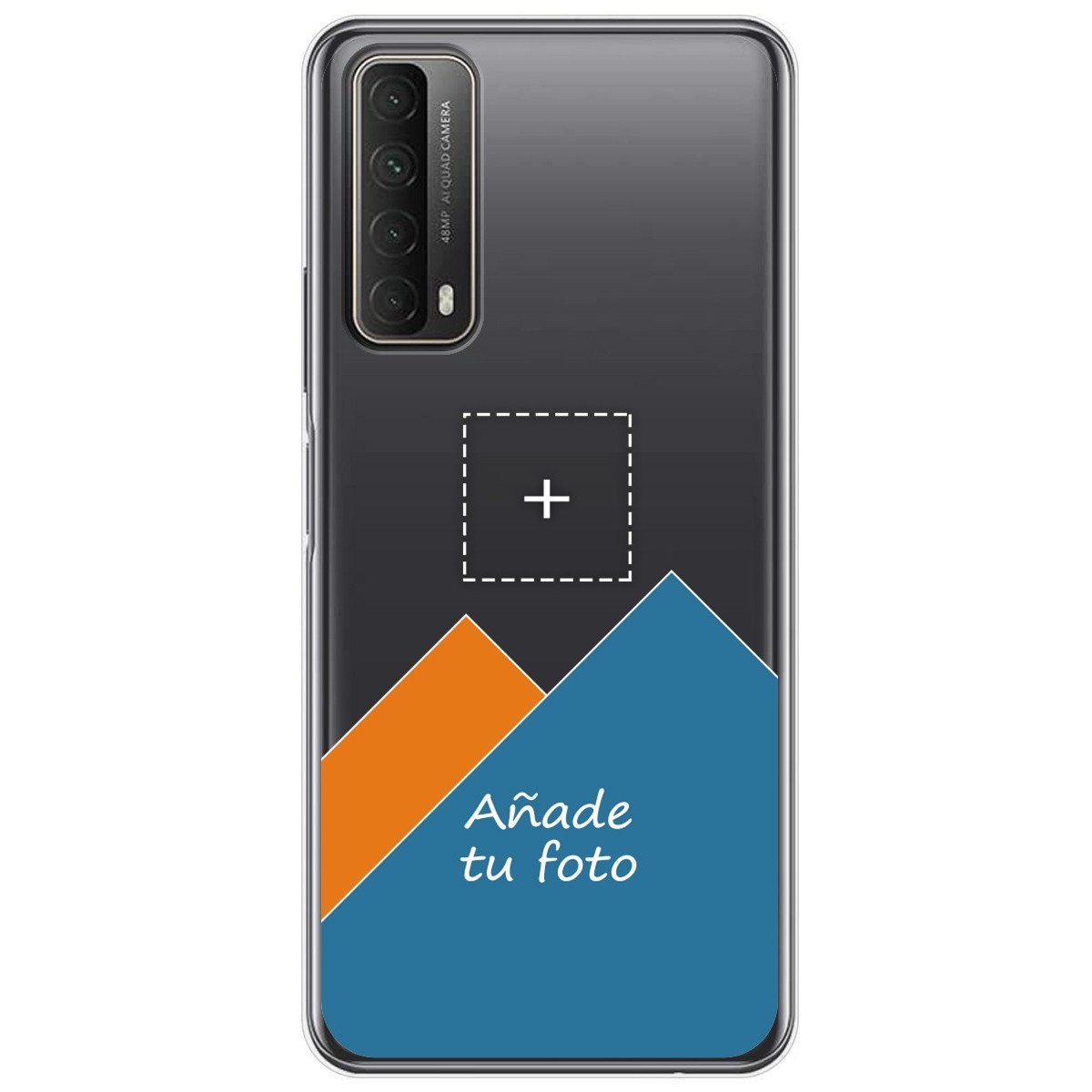 Personaliza tu Funda Gel Silicona Transparente con tu Fotografia para Huawei P Smart 2021 dibujo personalizada