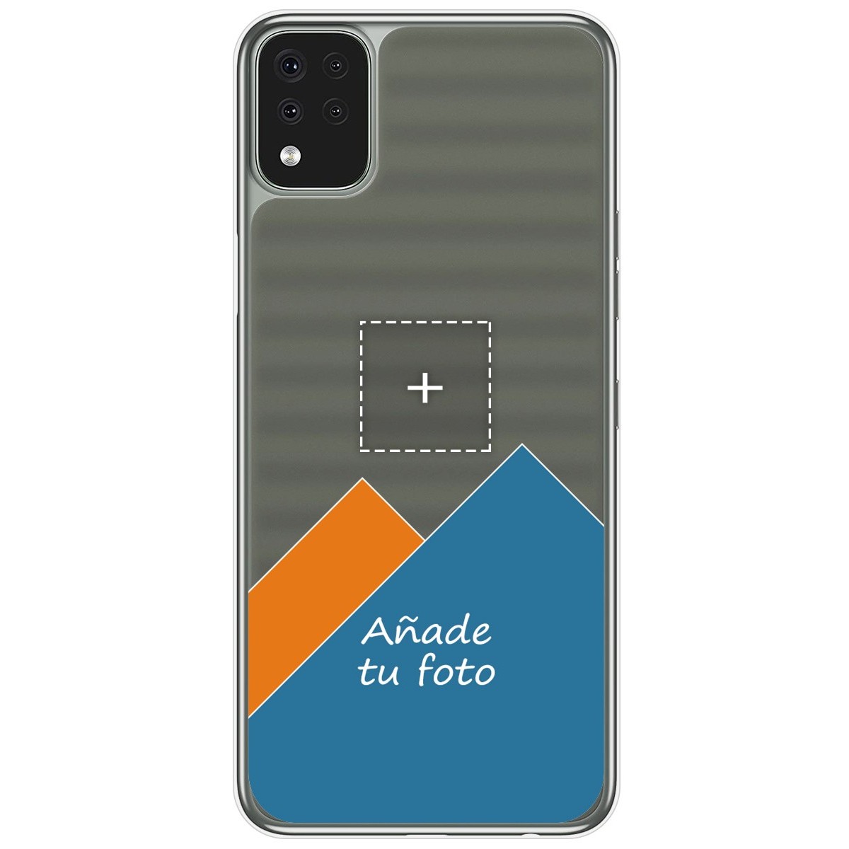 Personaliza tu Funda Gel Silicona Transparente con tu Fotografia para Lg K42 dibujo personalizada