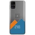 Personaliza tu Funda Gel Silicona Transparente con tu Fotografia para Samsung Galaxy M31s dibujo personalizada