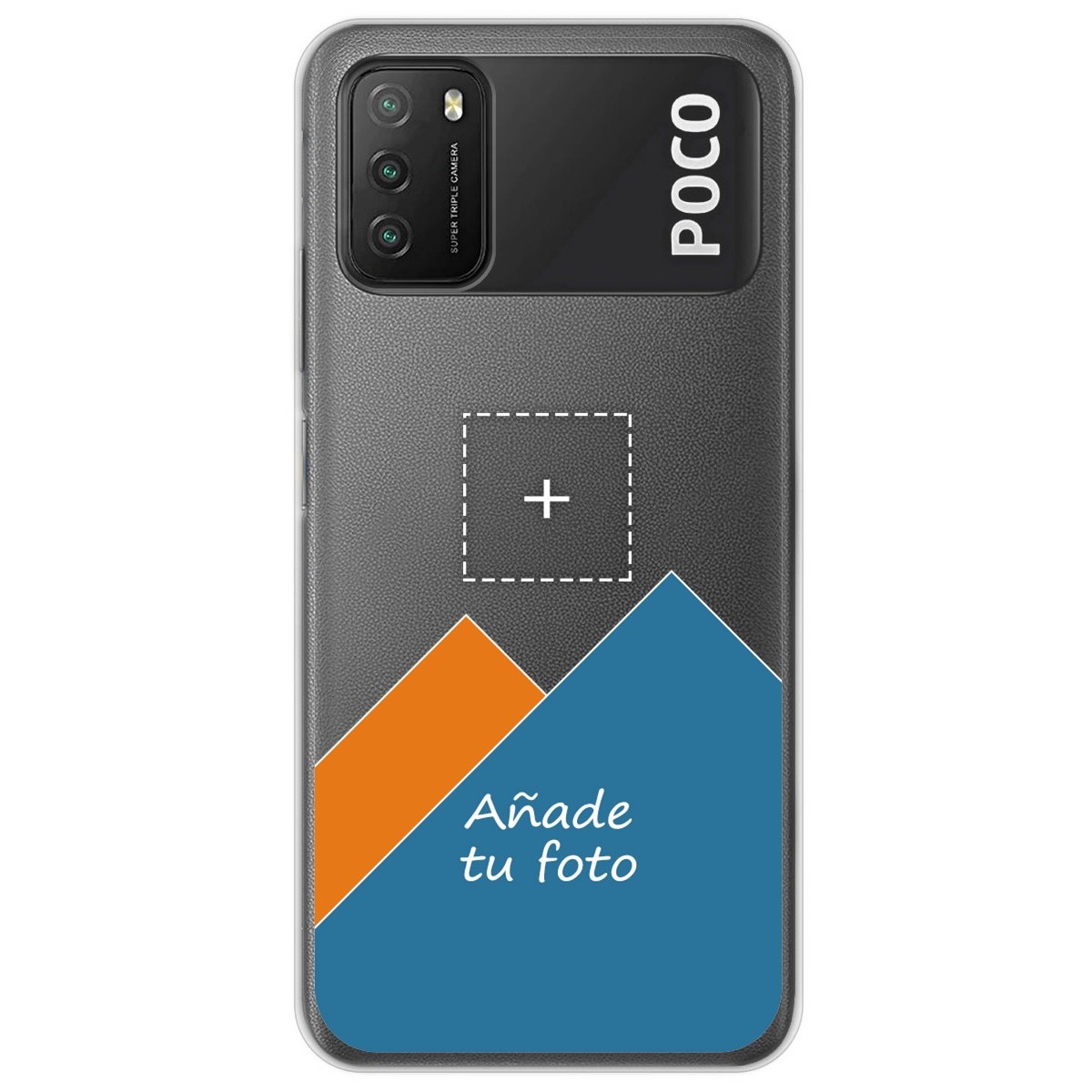 Personaliza tu Funda Gel Silicona Transparente con tu Fotografia para  Xiaomi POCO M3 / Redmi 9T dibujo personalizada