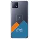 Personaliza tu Funda Gel Silicona Transparente con tu Fotografia para Oppo A73 5G dibujo personalizada