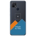 Personaliza tu Funda Gel Silicona Transparente con tu Fotografia para Oppo A15 dibujo personalizada