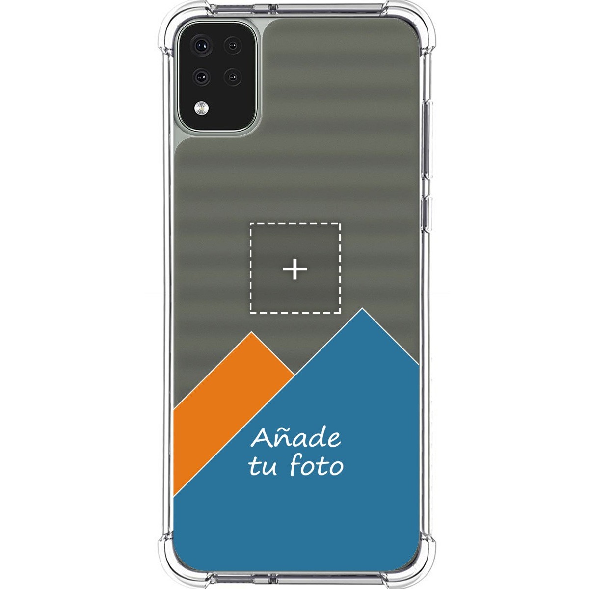 Personaliza tu Funda Silicona Anti-Golpes Transparente con tu Fotografía para Lg K42 personalizada