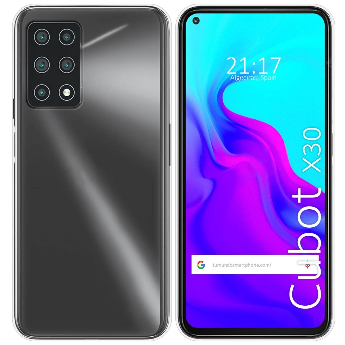 Funda Silicona Gel TPU Transparente para Cubot X30