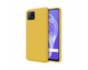 Funda Silicona Líquida Ultra Suave para Oppo A73 5G color Amarilla