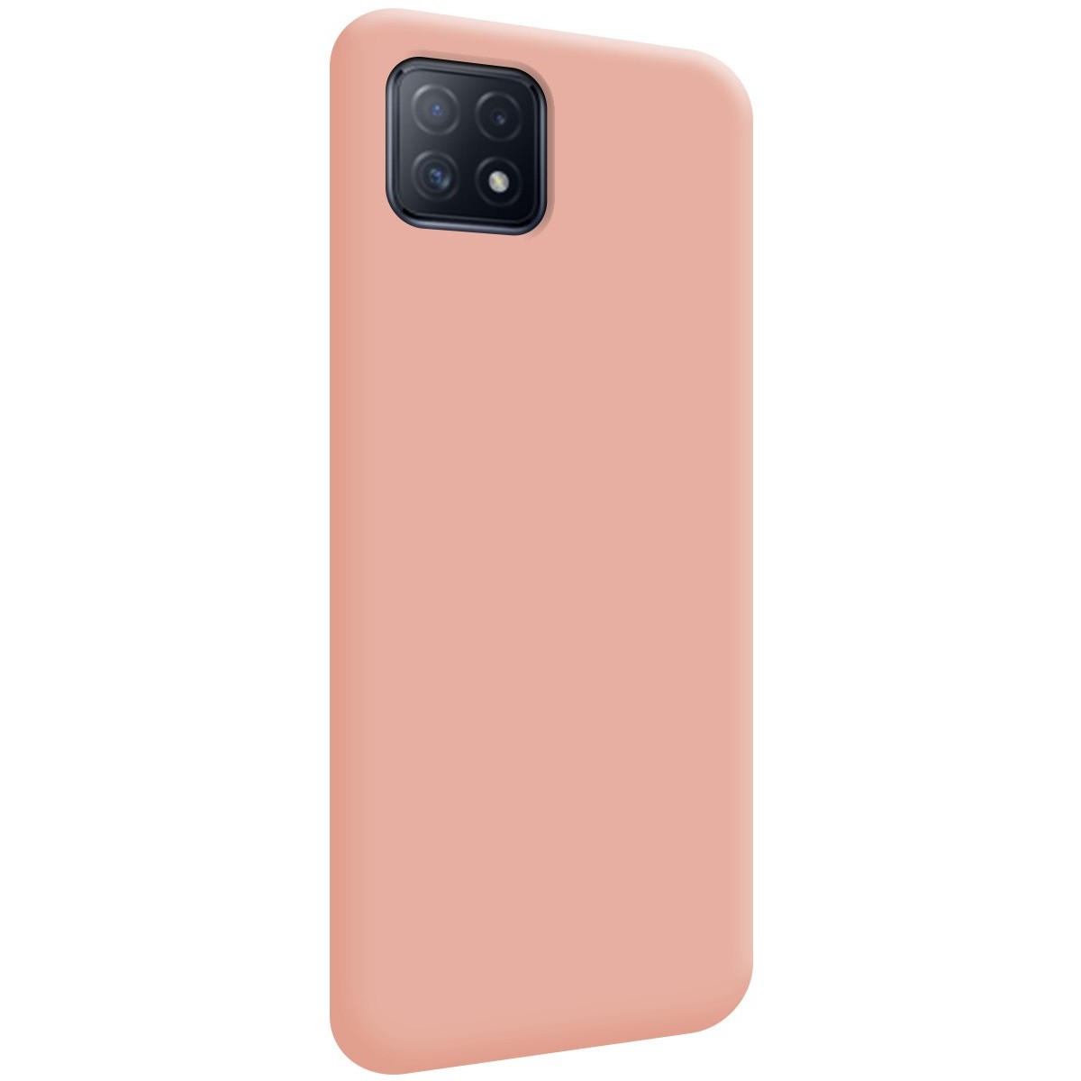 Funda Silicona Líquida Ultra Suave para Oppo A73 5G color Rosa