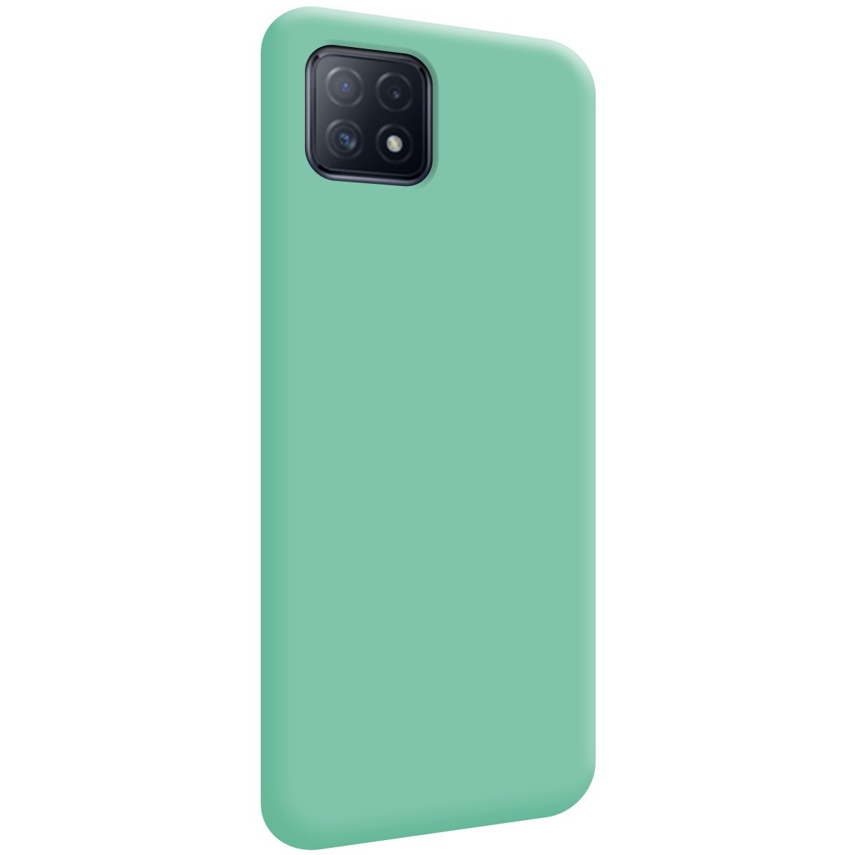 Funda Silicona Líquida Ultra Suave para Oppo A73 5G color Verde