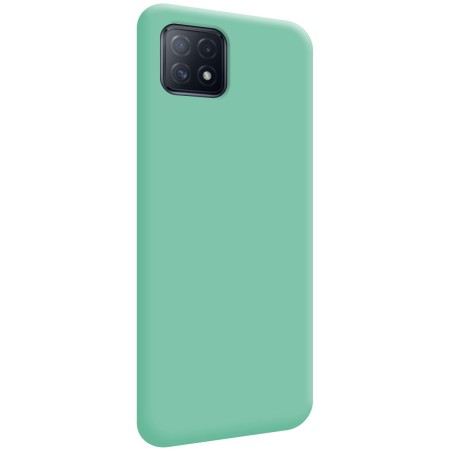 Funda Silicona Líquida Ultra Suave para Oppo A73 5G color Verde