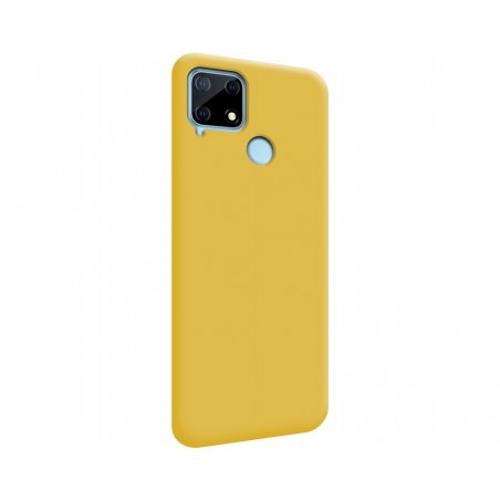 Funda Silicona Líquida Ultra Suave para Realme 7i / Narzo 30A color Amarilla