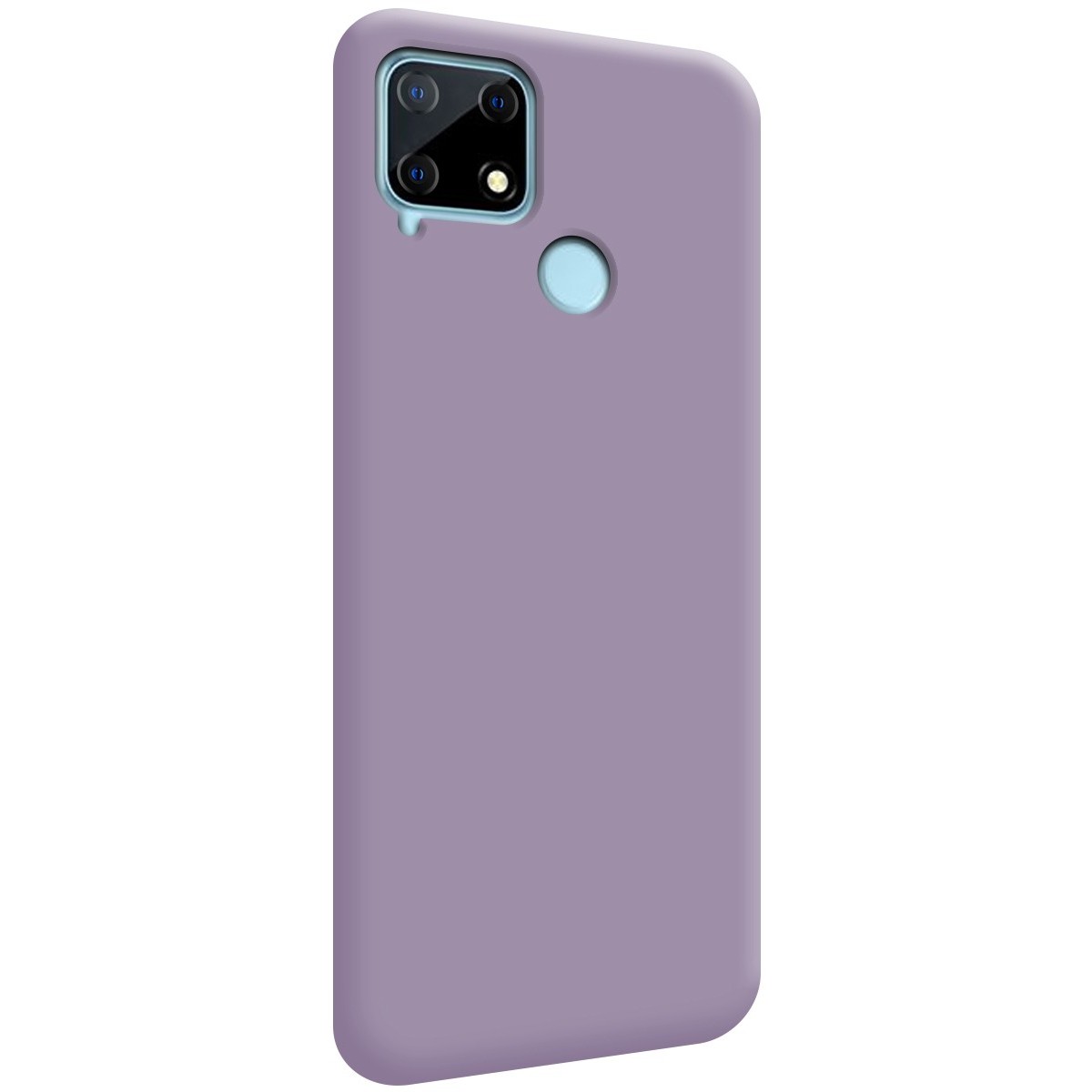 Funda Silicona Líquida Ultra Suave para Realme 7i / Narzo 30A color Morada