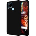 Funda Silicona Líquida Ultra Suave para Realme 7i / Narzo 30A color Negra