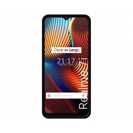 Funda Silicona Líquida Ultra Suave para Realme 7i / Narzo 30A color Negra
