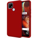 Funda Silicona Líquida Ultra Suave para Realme 7i / Narzo 30A color Roja